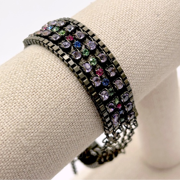 Sorrelli Antiqued Crystal Bracelet - Picture 1 of 4